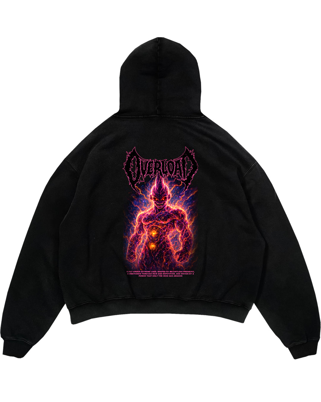Faderland overdimensioneret (backprint) hættetrøje