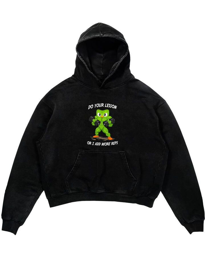 Faderland overdimensioneret (backprint) hættetrøje