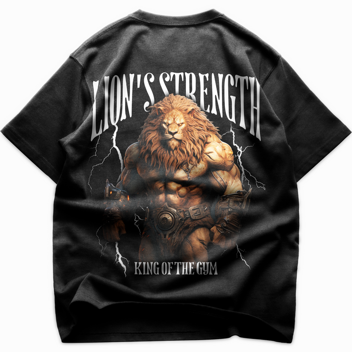 Lion's Strength (Backprint) Oversized Shirt