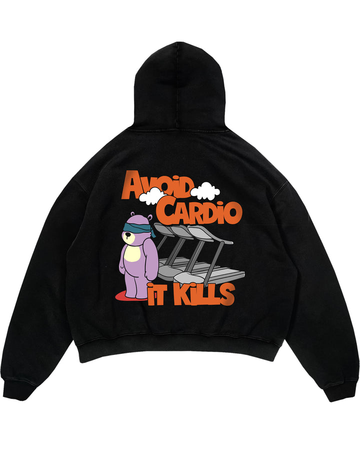 Undgå Cardio Oversized (Backprint) hættetrøje