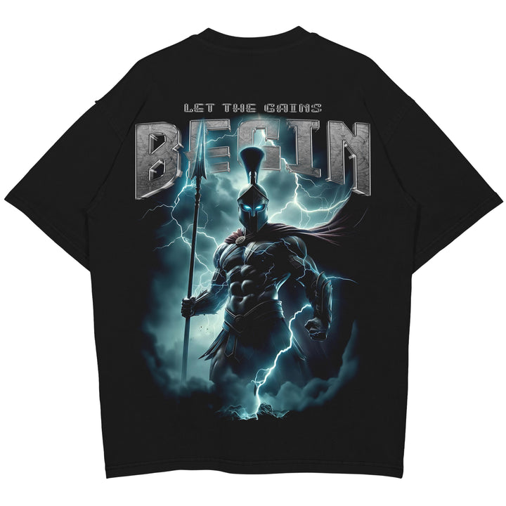 Lad gevinsterne begynde store (backprint) shirt