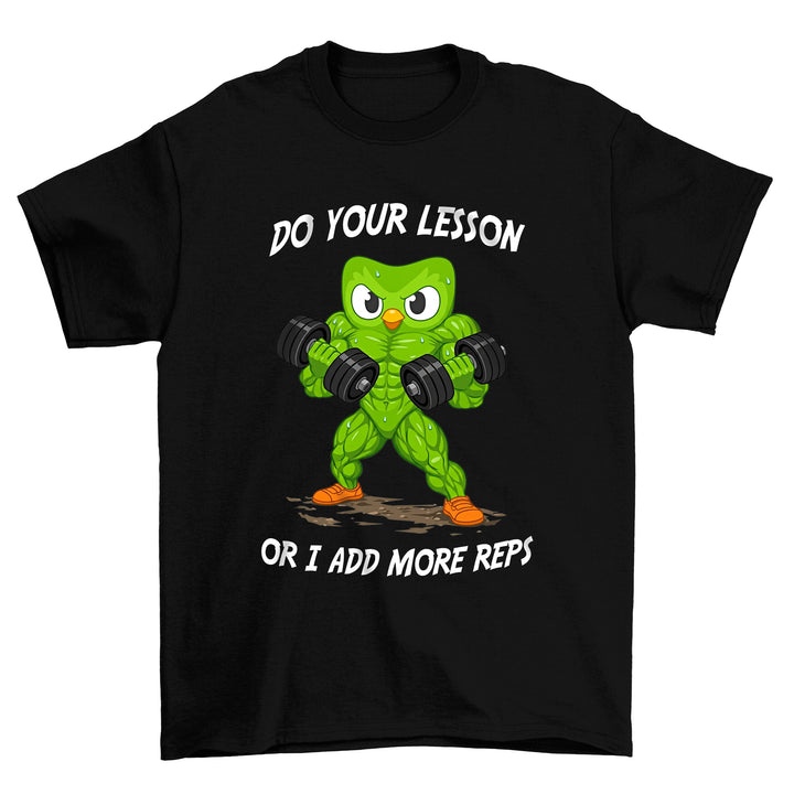 Arbejd hårdere (backprint) T-shirt